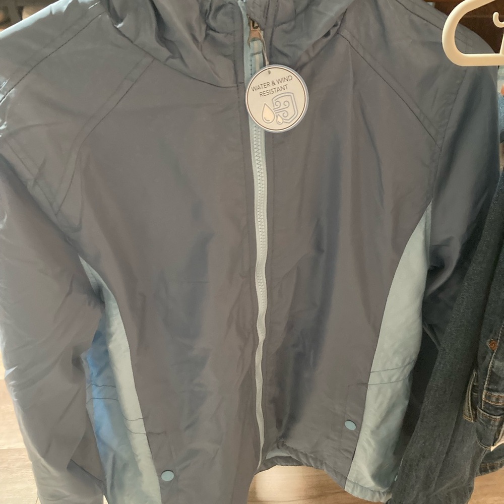 Kids Water & Wind Resistant Jacket - Blue